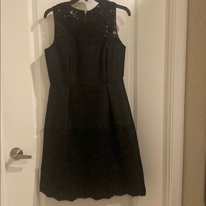 White House Black Market lace embroidered dress